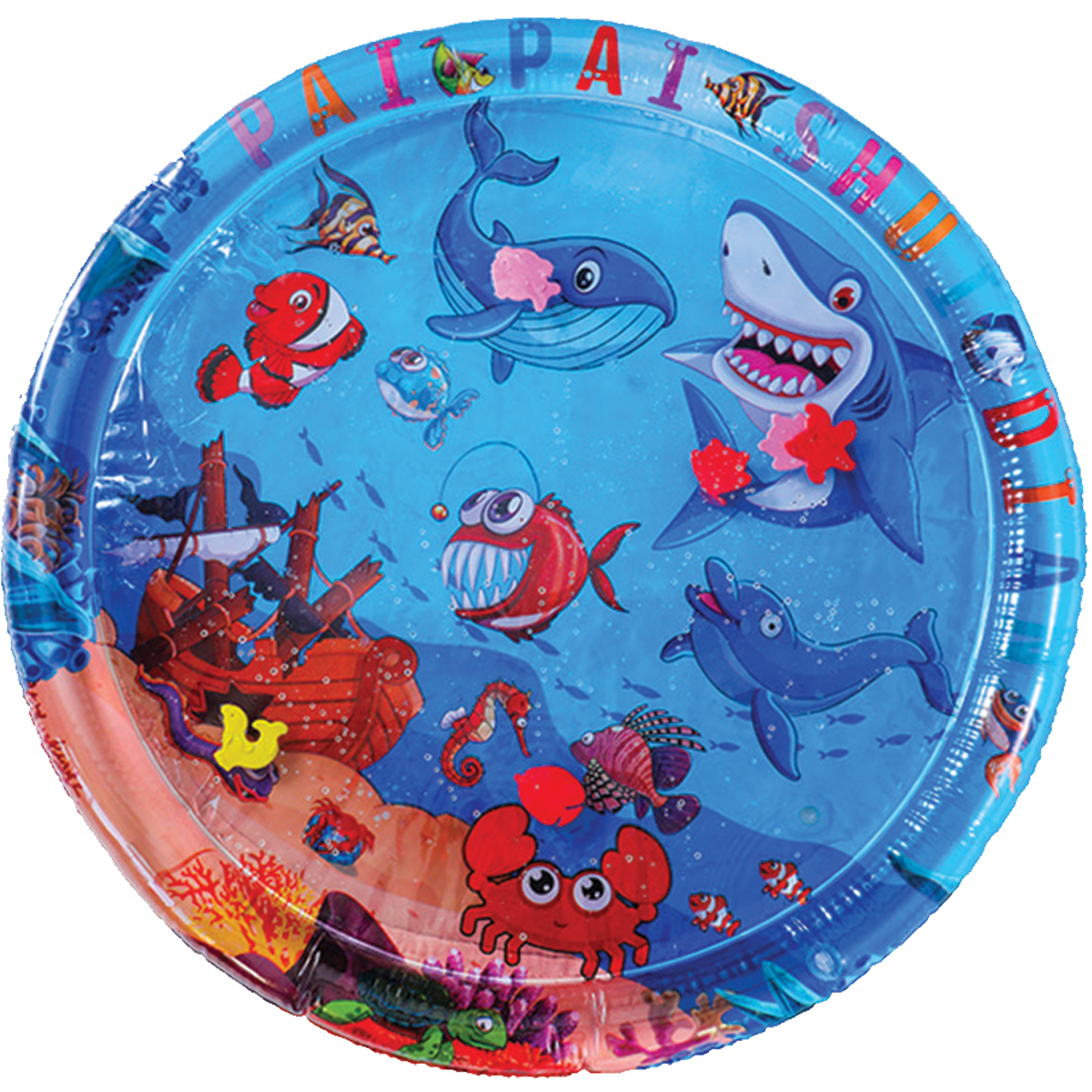 Baby Kids Water Play Mat Toys Inflatable Tummy Time Leak Proof Water Play Mat and Toddlers Perfect Fun Activity Inflatable Mat, Activity Play Center Indoor and Outdoor Water Play Mat for Baby, Inflatable Tummy Time Mat, Premium Baby Water Play Mat for Inf