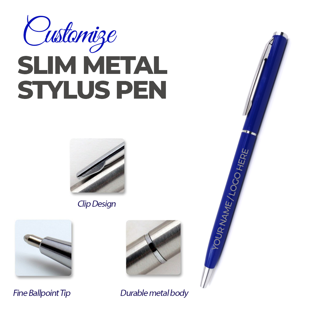 Customized Name/logo Slim Metal Pen Gift