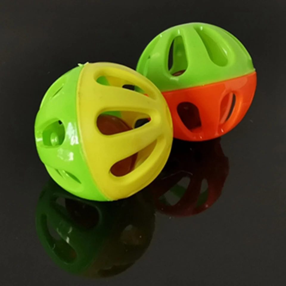 02 pcs Cat Playing Plastic Toy