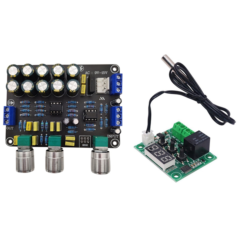 2pcs Xh W19 Dc 12v Heat Cool Temperature Control Switch 1 Pcs Dual Ne5532 Replaceable Tone Preamp Board Buy Online At Best Prices In Pakistan Daraz Pk