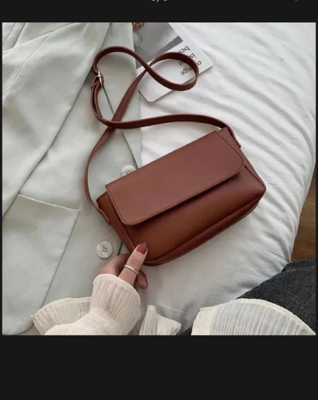 Women Solid Color Crossbody Bags Korean Style Fashion Women Handbags High Quality Street All-Match Ulzzang Shoulder Leisure Bags