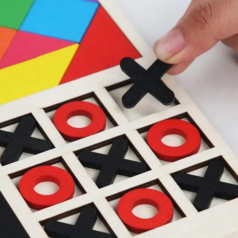 3 in 1 Wooden Puzzle for Kids – Educational Learning Toy | Wooden Intelligence Puzzle Set for Early Development & Brain Training