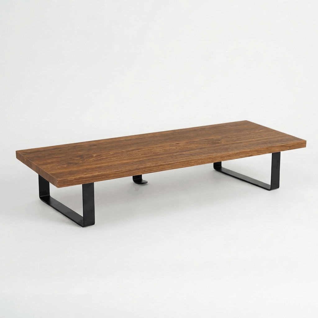 24x9in Wooden+Black