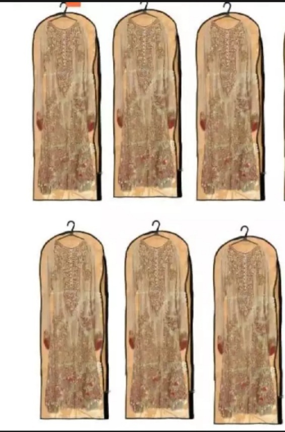 Pack Of 7 - Buy 6 & Get 1 Free New Home Clothes Garment Cover Case Dustproof For Cloth / Dress Coat / Suit Clothing Protector Bags