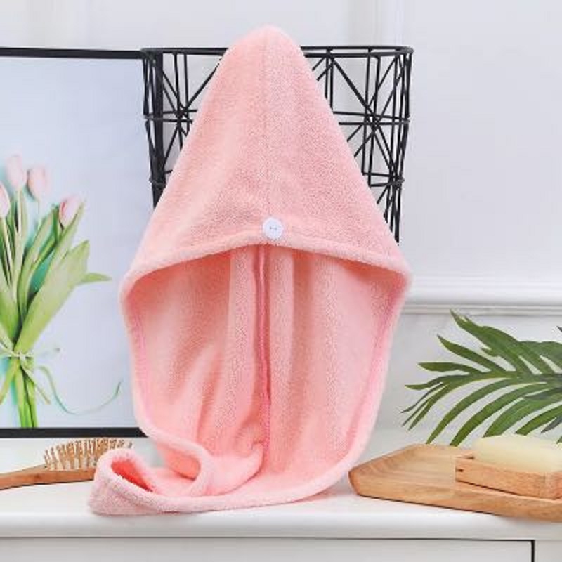 Microfiber Shower Cap Hair Drying Wrap Girls Lady's Towel Quick Dry Hat