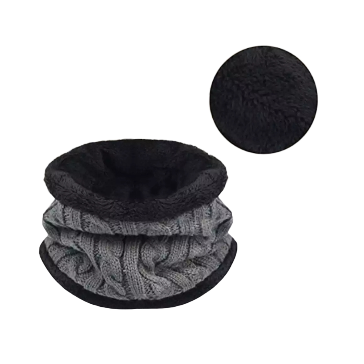 Winter Neck Warmer Scarf Set Warm Knit Thick Fleece for Men & Women Winter Neck Scarves| Winter UNISEX Hot Knitted Cap Neck Warmer