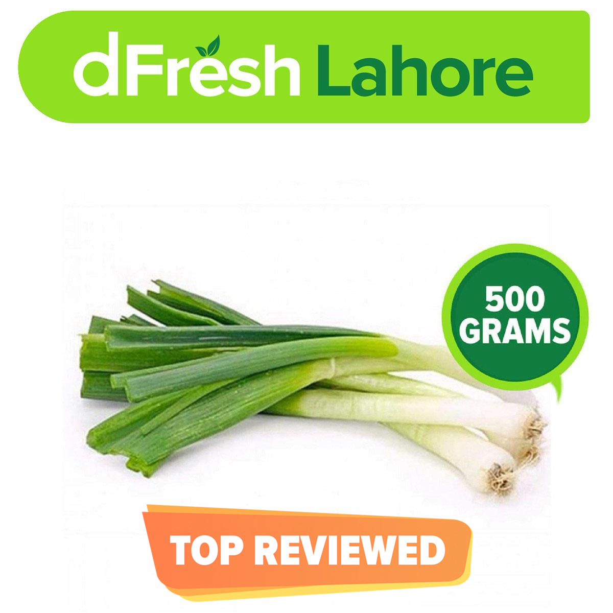 Dfresh: Premium Spring Onion (hara Pyaz) (0.5 Kg)