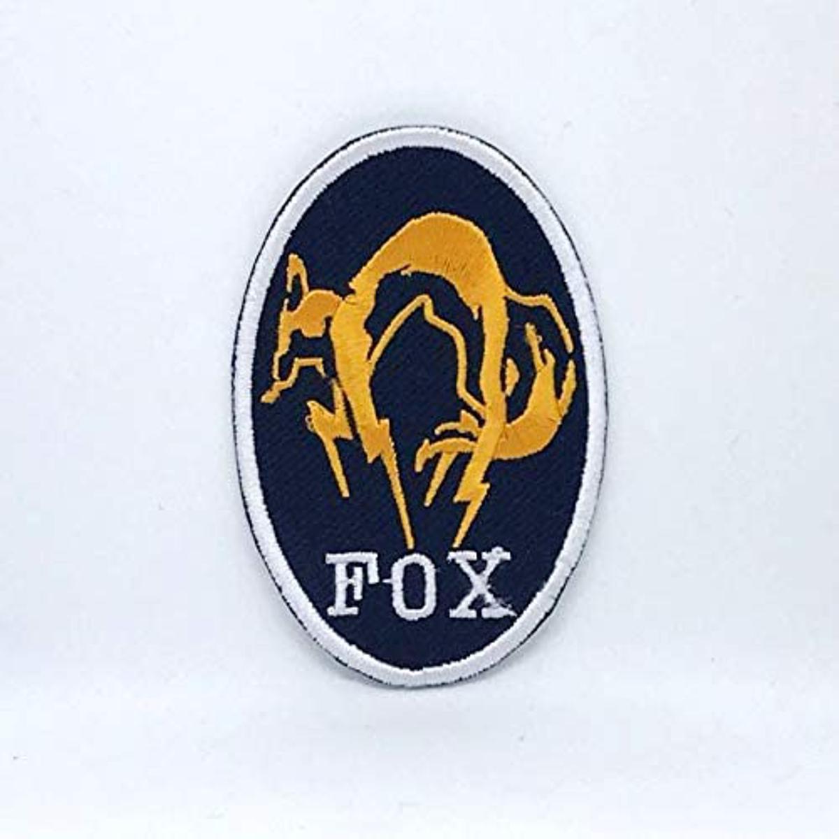 Embroidery Solid Kojima Foxhound  Iron on Sew on Patch kids clothing dress shirt cap bag jacket jeans craft logo shoes repair Brand Badge animal  #320