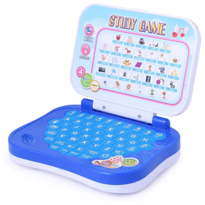 Kids Boy Girl Cute Fun Animals Cartoon Laptop Device with Music Early Learning Educational Toy Playset