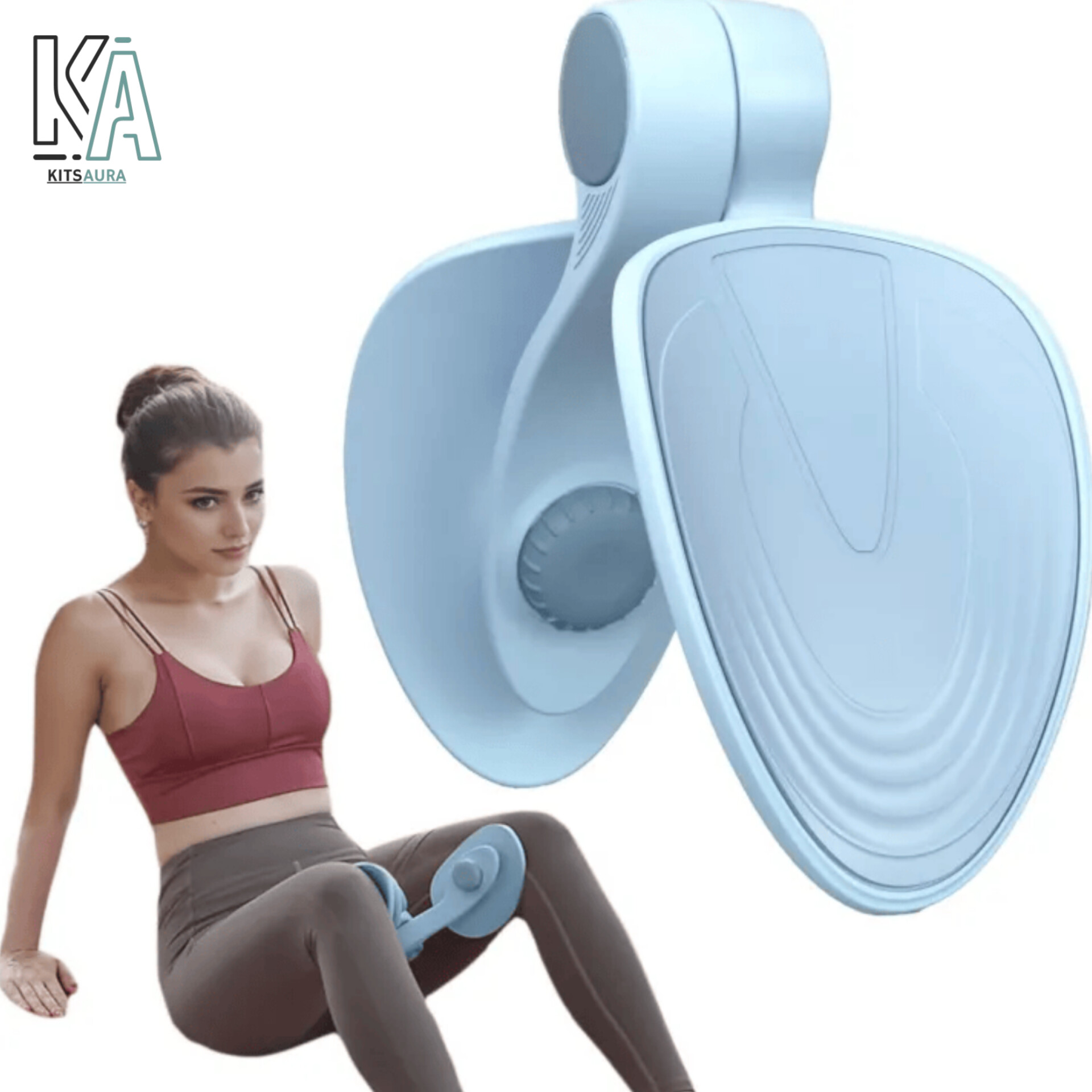 Thigh Master Exerciser - Kegel Exercise Device - Inner Thigh Toner - Butt Lifting Trainer - Workout Machine for Ladies - Weight Loss Hip Trainer - Leg Slimming Machine - Leg and Thigh Workout Equipment for Weight Loss