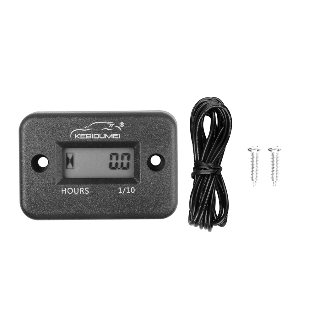 Vibration Tachometer Digital Hour Meter Replaceable Battery, 56 OFF