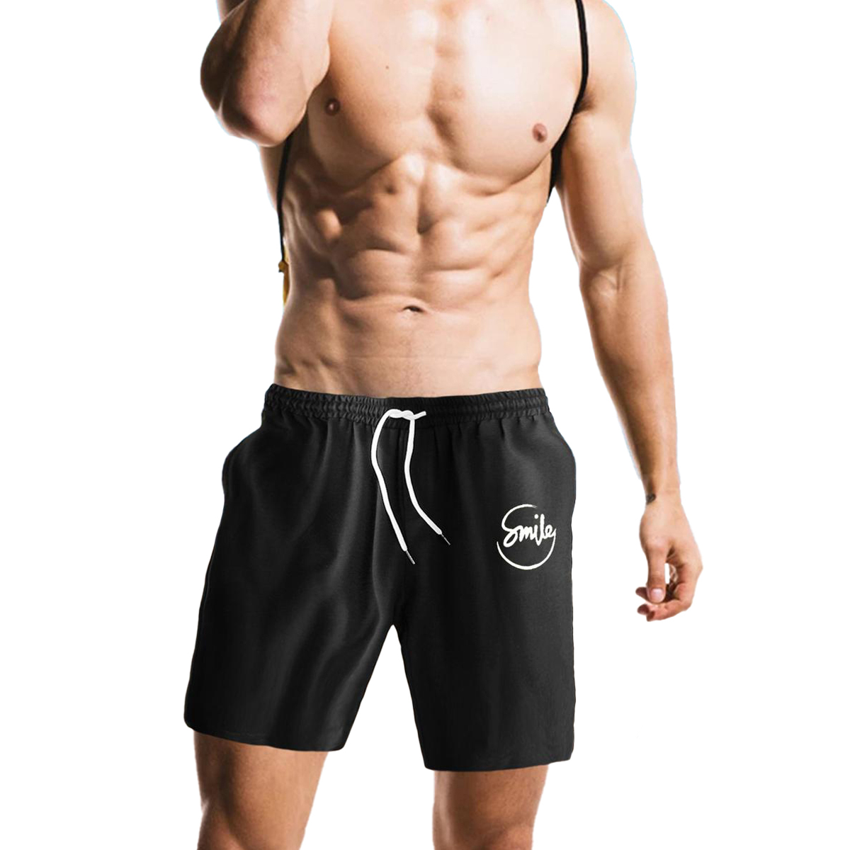 Black Side Pocket Summer Stylish Short