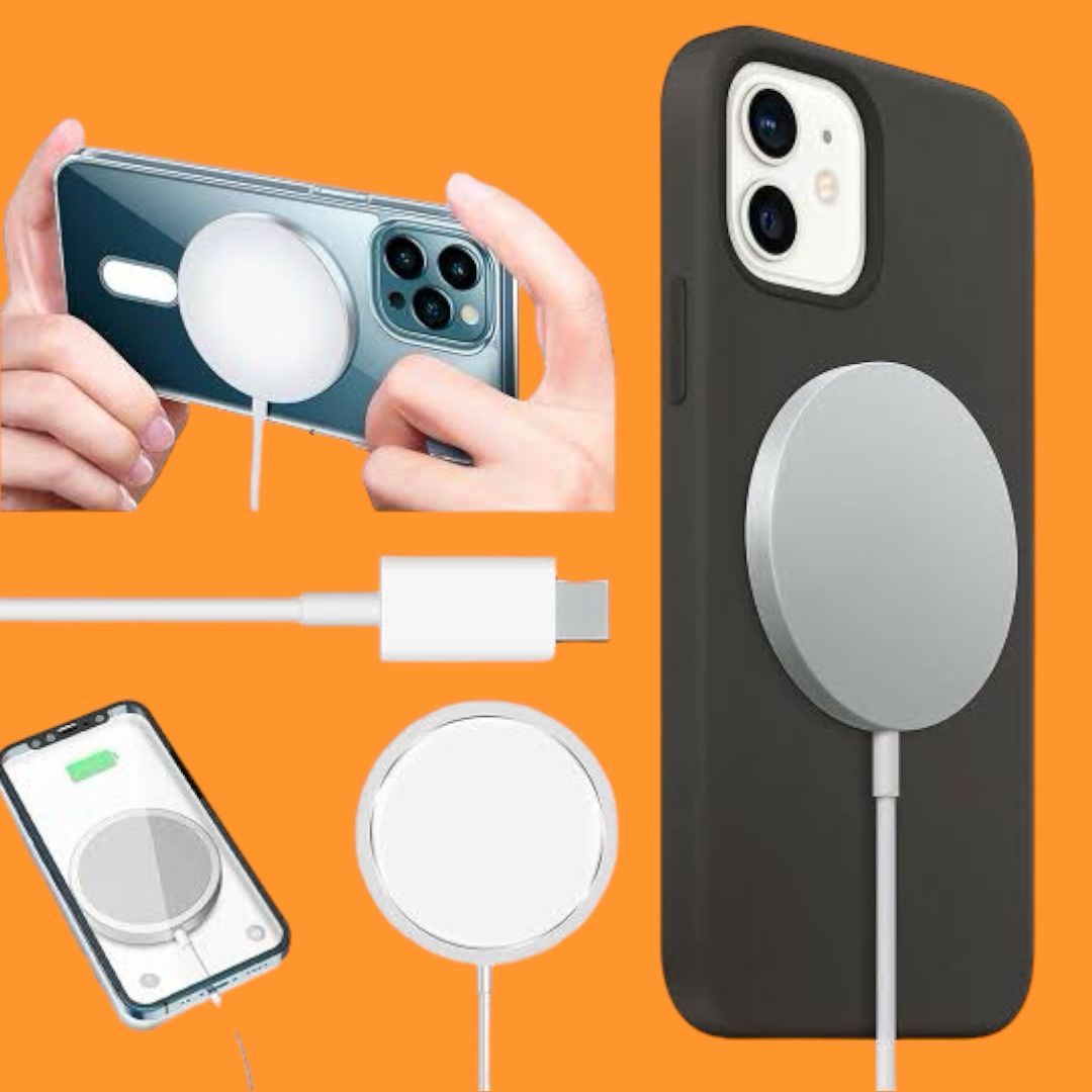 Apple Magsafe charger wireless for Iphone 15W fast charging with cable