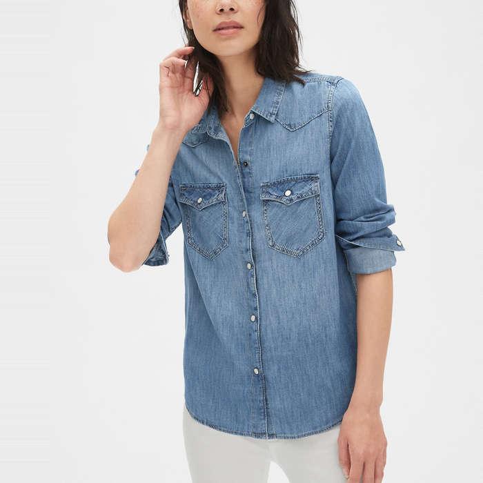 girls jean shirt