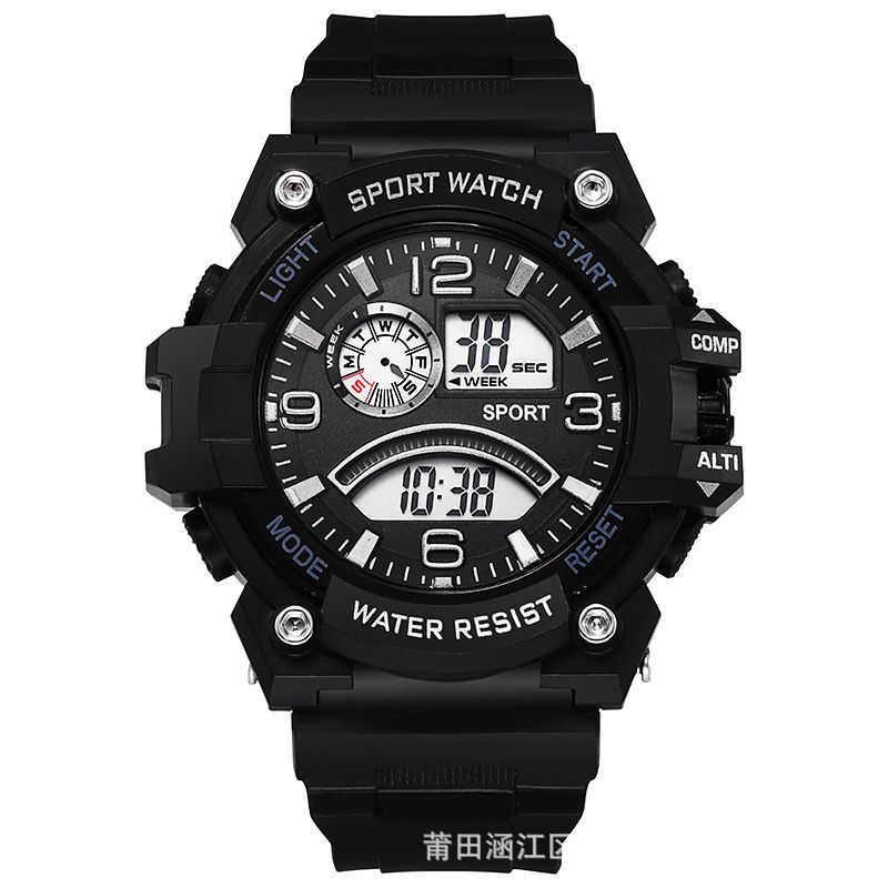 Top Collection Military Men's Digital Sports Watch For Men Waterproof with LED Back light Watch