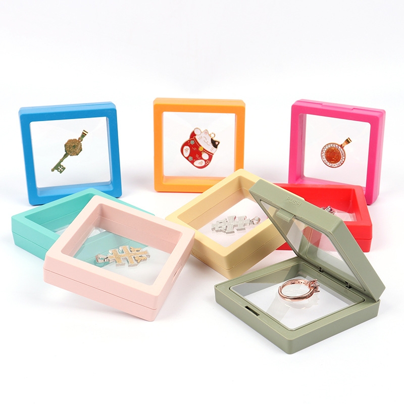 【HOT】 New Anti-Oxidation PE Film Jewelry Storage Box, Earring, Necklace, Suspension Box, Portable Jewelry, Bracelet Display