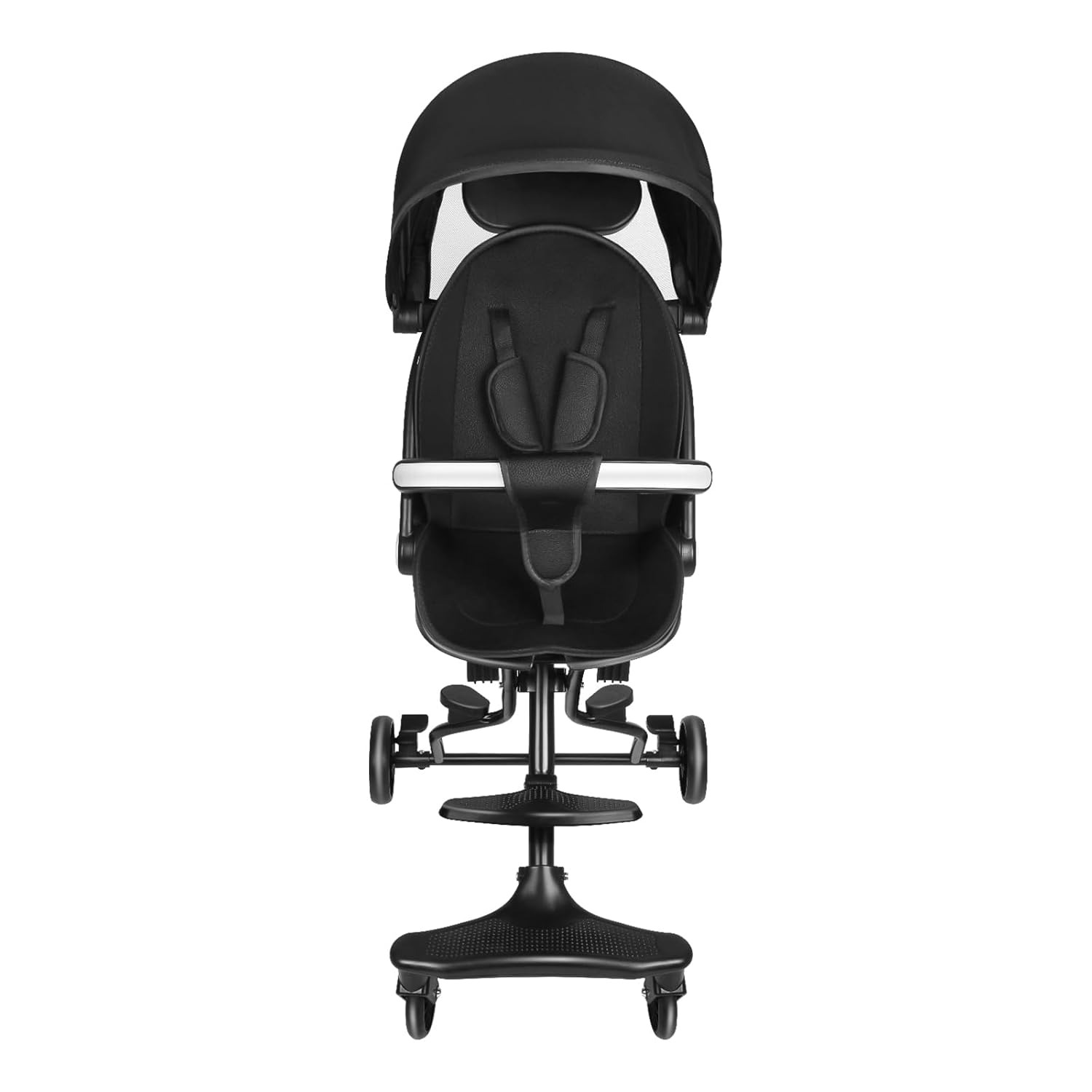 Imported Quality Toddler Travel Stroller With 8 Big Tyres Alloy Foldable & Bi-Directional Swivel Double Foam Seat - Stroller For Baby - Stroller for Travel  Lightweight Portable Kids Pram with Reversible Seat – Easy Fold Design (30 x 55 x 86.5 cm)