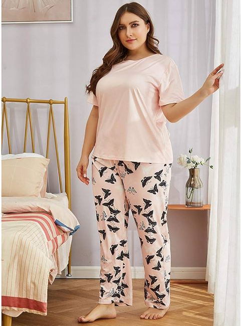 LADIES NIGHT WEAR TROUSER / COTTON FABRIC / DAILY NIGHT WEAR / RANDOM COLOR / PRINTED TROUSER