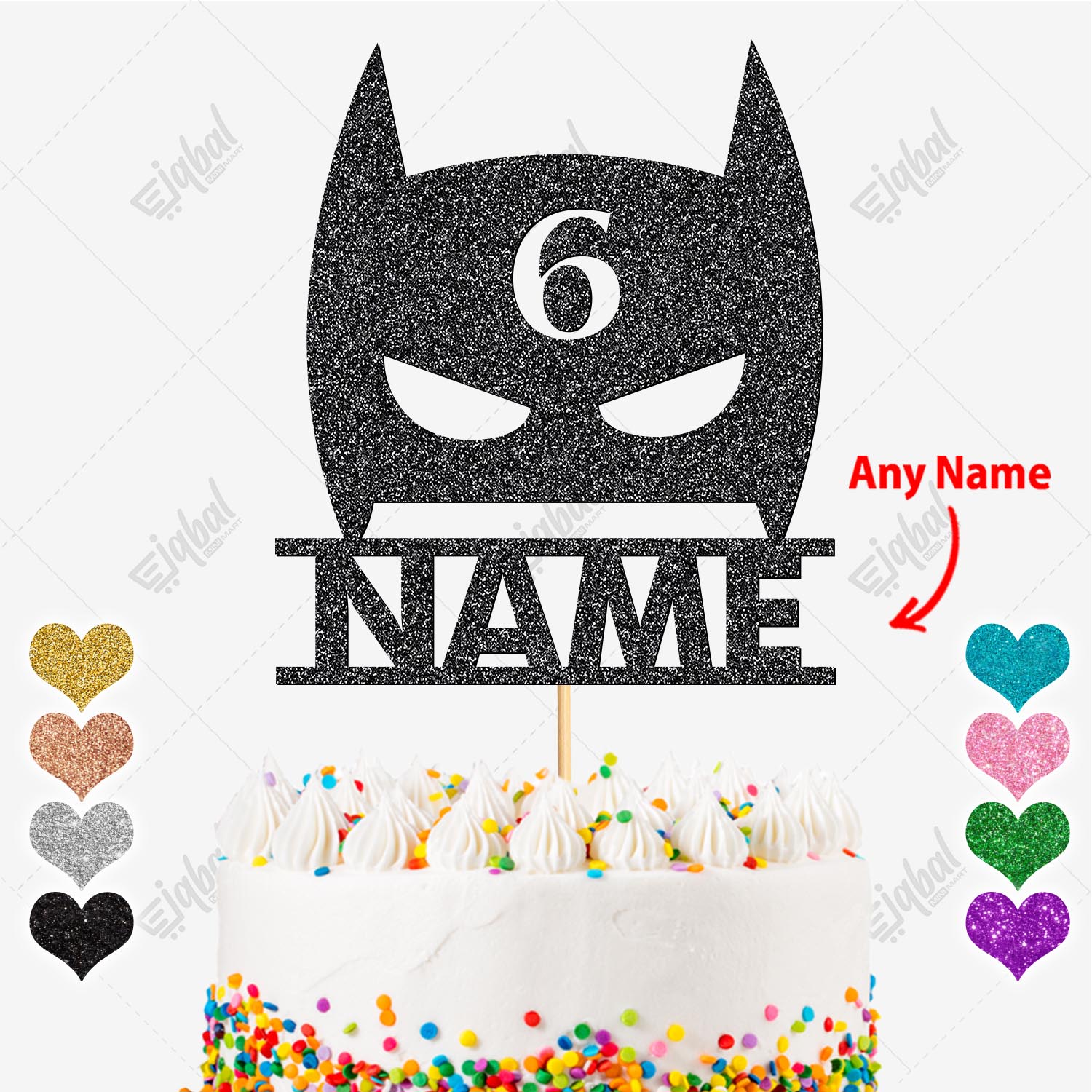 BATMAN BIRTHDAY CAKE TOPPER - CT292