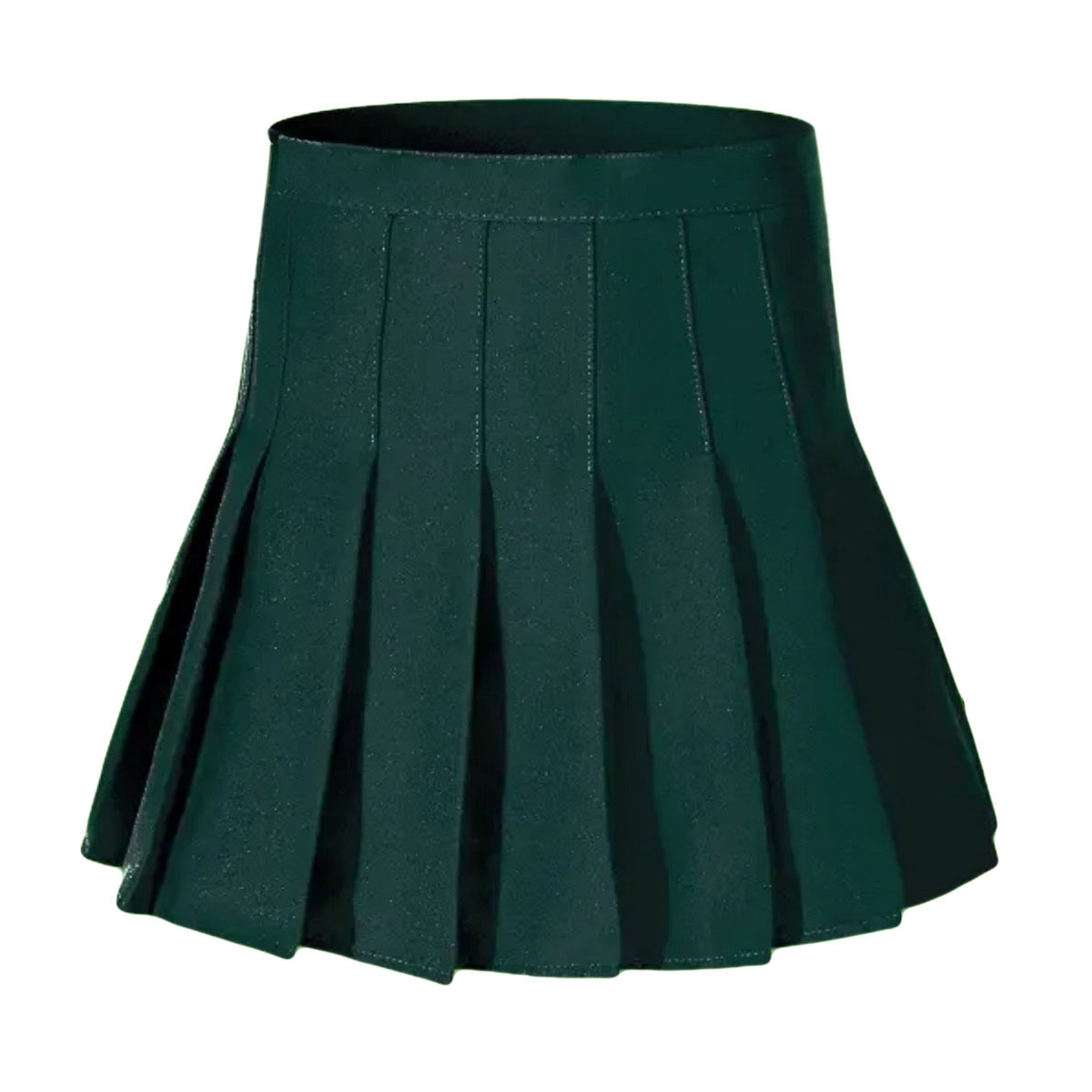 Skirts Store Women's High Waisted Casual Dress, School Uniforms Solid Pleated Short Skirt - Skirt For Women - Night Skirt For Women - Green Skirt price in Pakistan