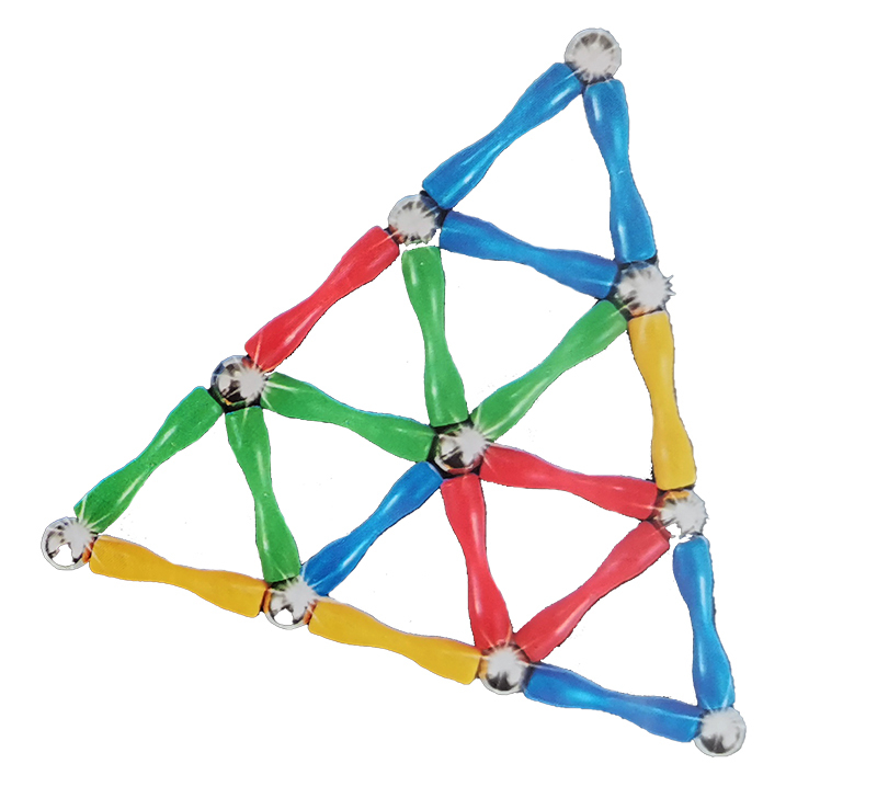 Magnetic Bar Building Sticks Block Toy (63 pieces)