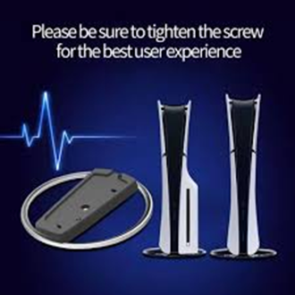 Vertical Stand For PS5 Slim And  PS5 Pro Console Holder Base Accessories - Black