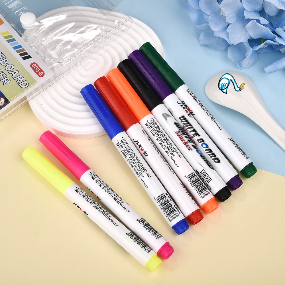 8/12 Colors Magical Water Painting Pen Set Water Floating Doodle Kids  Drawing Early Art Education Pens Magic Whiteboard Marker