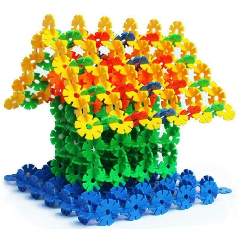 Snowflake Building Blocks Pack of 72 Pcs Brain and Educational Toys for kids and Boys
