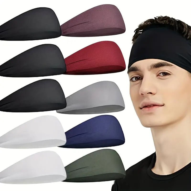 Men’s Sweat-Absorbing Sports Hairband – Comfortable & Durable Headband for Running, Cycling, Training & Outdoor Activities Men’s Sweat-Absorbing Sports Hairband – Ultra-Comfortable, Durable & Non-Slip Headband for Running, Cycling, Gym & Outdoor Workouts