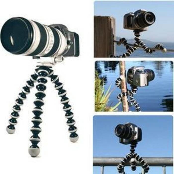 Portable Flexible LARGE 10inch Octopus Stand Gorilla tripod Z-03 for Digital Cameras, Mobiles & DSLR With mobile Holder