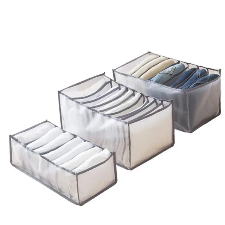 Compartmentalized Storage Underwear Storage Box Stackable Storage