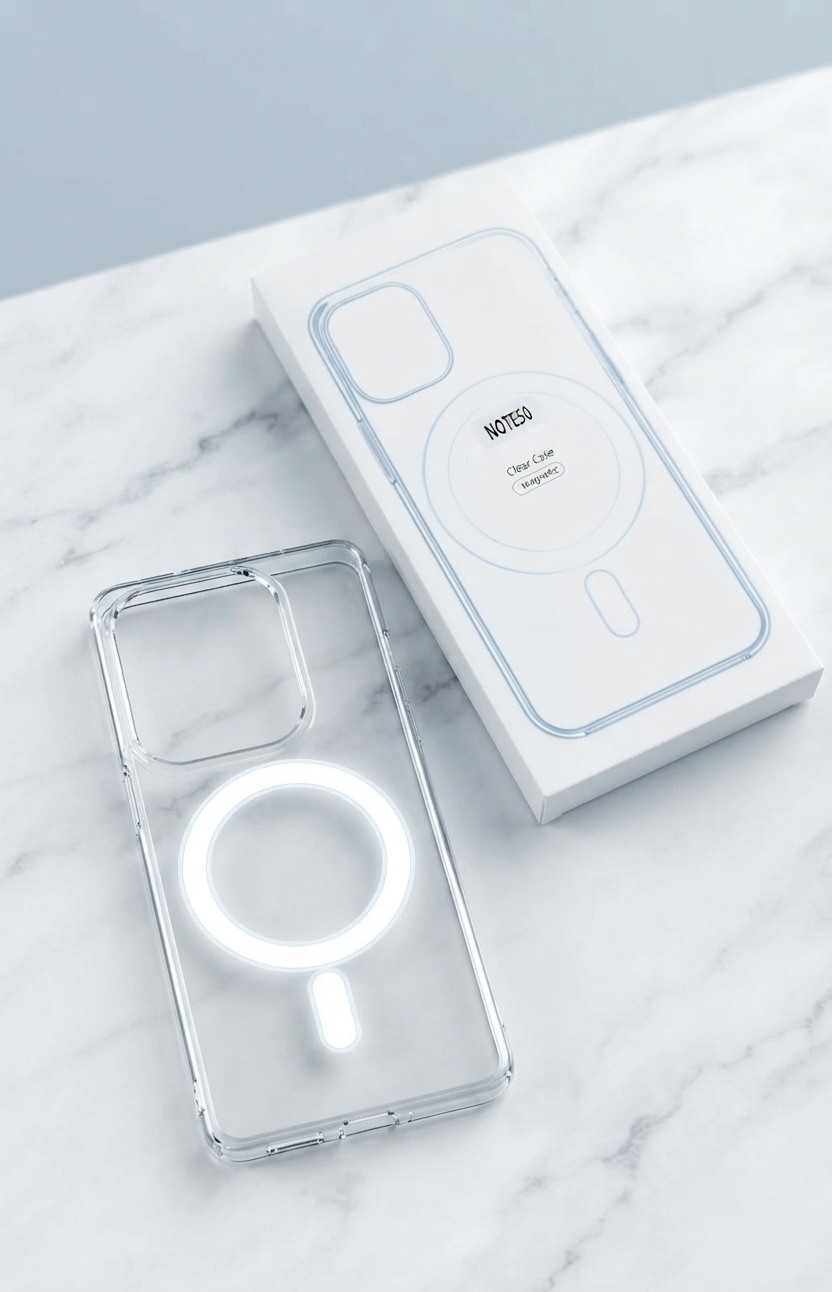 Infinix Note 50 Pro Magnetic Case Shockproof Transparent Clear Cover for Infinix Note 50 Pro Magnetic Case