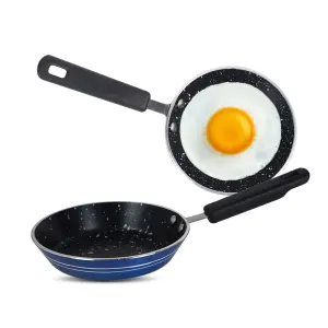 Mini Fried Eggs Saucepan Small Frying Pan Flat Non-Stick Cookware Random  Color