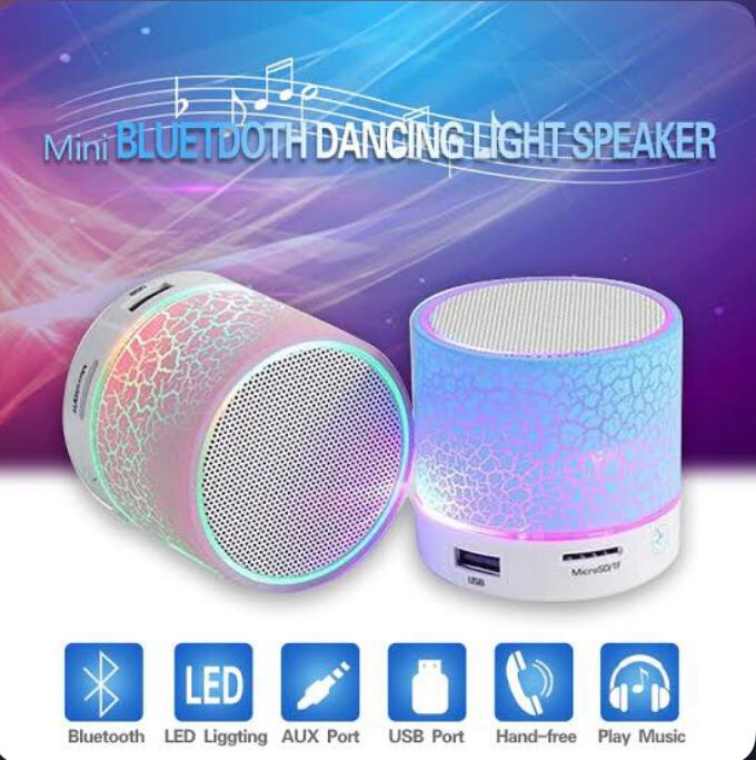 S-10 Mini Wireless Bluetooth Speaker | Portable HD Stereo Sound | Rechargeable Bass Speaker | USB & TF Card Support | Compatible With All Bluetooth Devices.