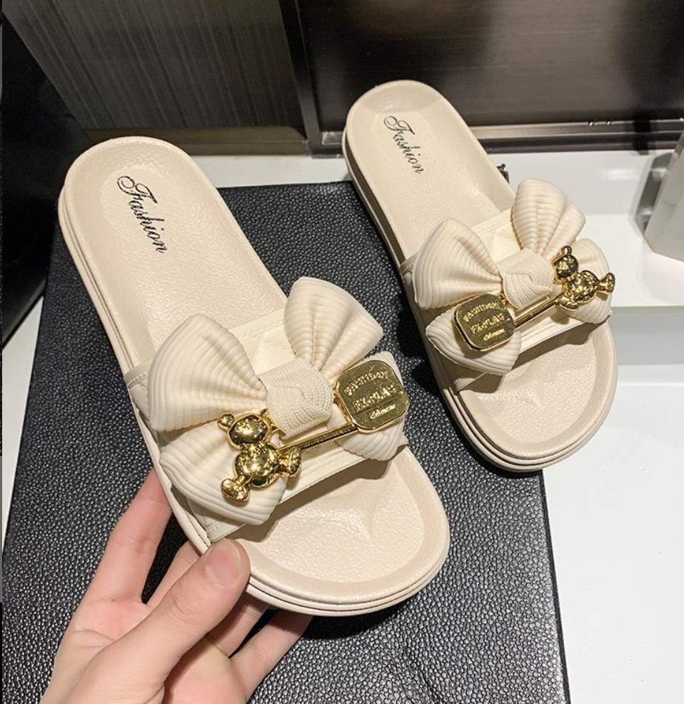 Girls Women Ladies Korean Imported Sandals For Women's Ladies Fashion Summer Premium Quality Wedge Style Slippers Beach Sandals | Wedge Sandal Shoes For Female