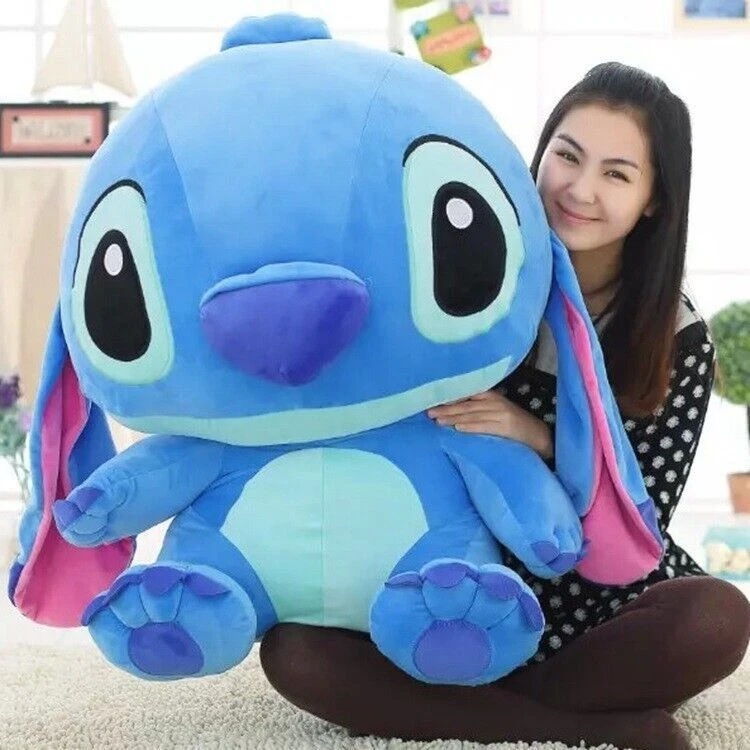 Cute Blue Stitch Plush Toy – Soft Cuddly Stuffed Doll | Kids Birthday Gift & Room Decor | Perfect Gift for Kids & Girls (35cm / 45cm / 55cm)