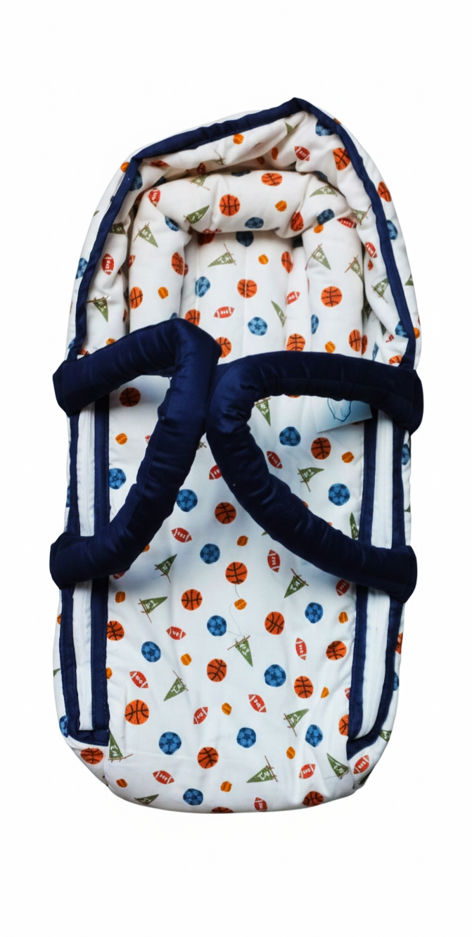 Jack & Jill Carry Crib - Best Quality Latest Design Newborn Baby Hand Carry Cot with Handles for Carrying - Portable Baby Bed Sleeping Bag Baby Bistar Gaddi Sleeping Bag Bed