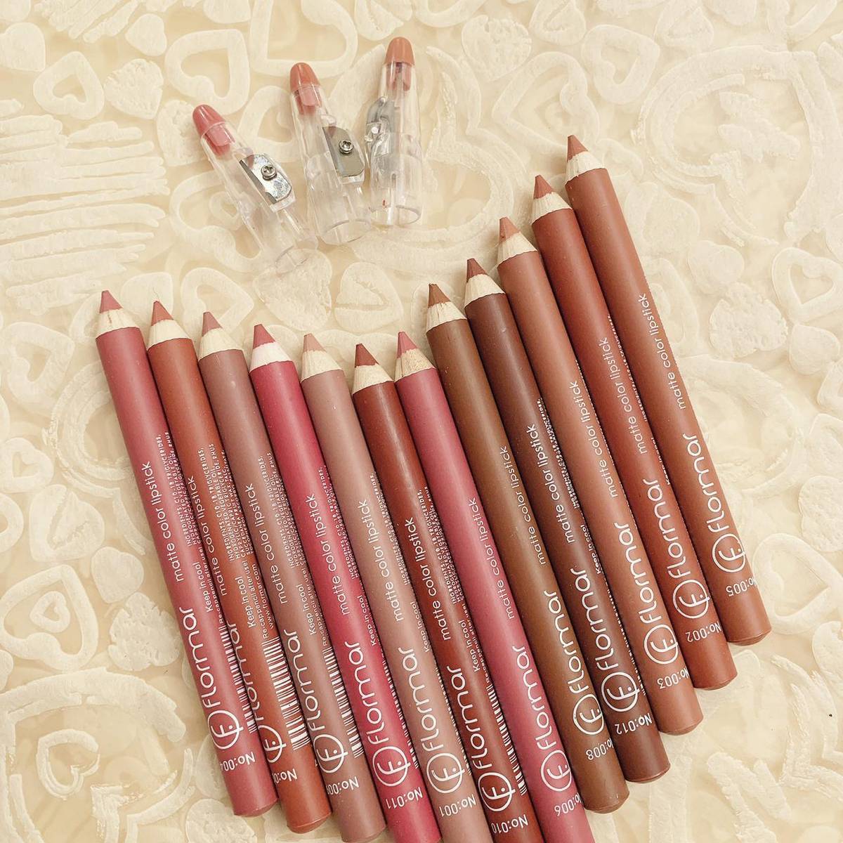 Set of 3/ 6 /12 Lip Pencils Lip Liners Lipsticks Matte Lipliner