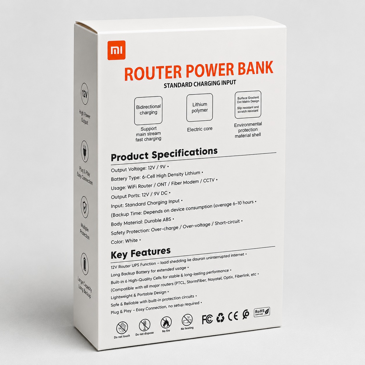 12v power bank router ups 12v wifi router backup modem backup battery 12v ups for router internet backup power bank load shedding router ups 20000mah power bank 12v router battery backup mini ups for wifi