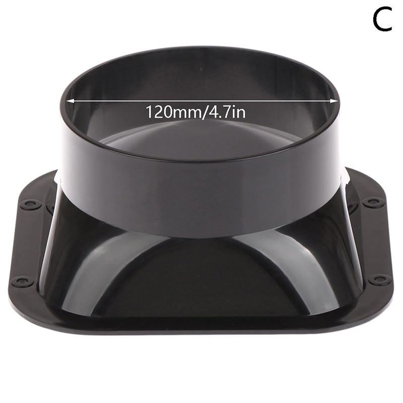 100150mm Long Flange Duct Fan Hose Connector Air Ventilation Adapter