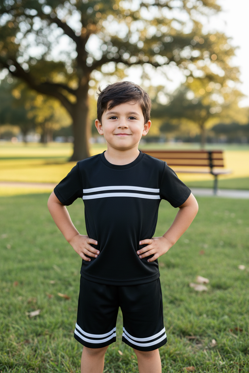 Boys 2-Piece Sport Outfit T-Shirt & Short Set of two pieces