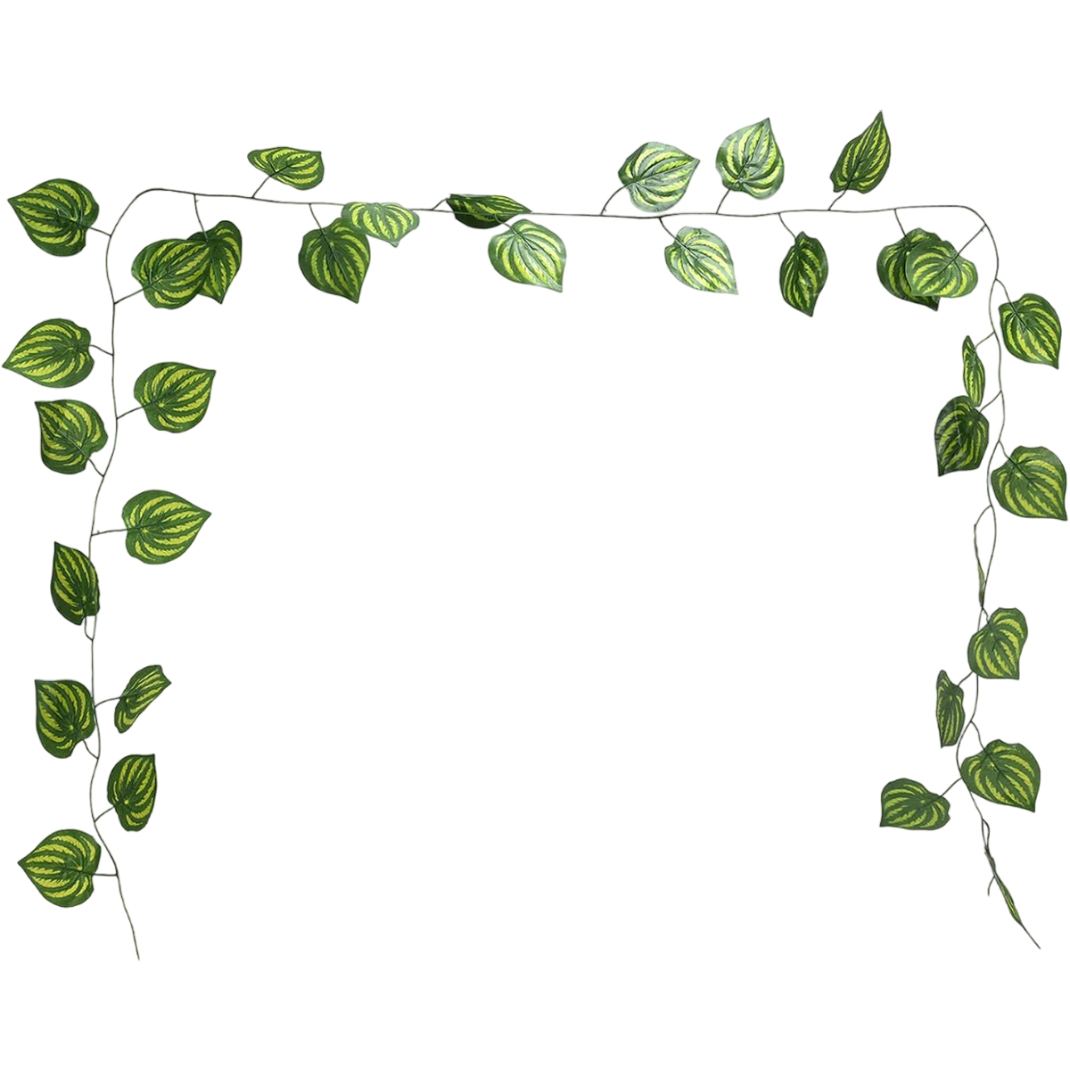 Artificial Leaf Bail for wall Hanging Decoration - Artificial Plants Leaves Green Colour for Office , Home , Room decoration