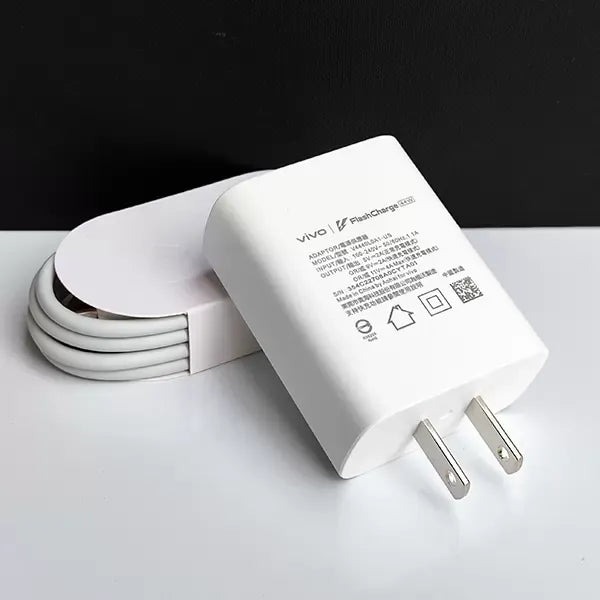 Vivo Original Charger 44W Flash Charge with Cable 3.1 A  | TYPE C