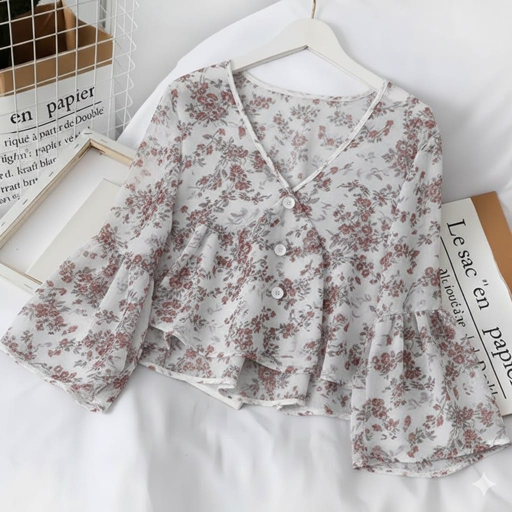 Chic & Flowy: New Women's Chiffon Tops