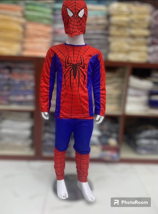 Spiderman Premium Quality Dress Costume For Kids Of 2 To 10 Years.