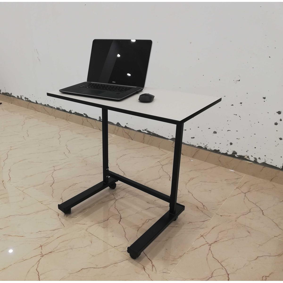 Movable Computer Table with Adjustable Height Daraz.pk