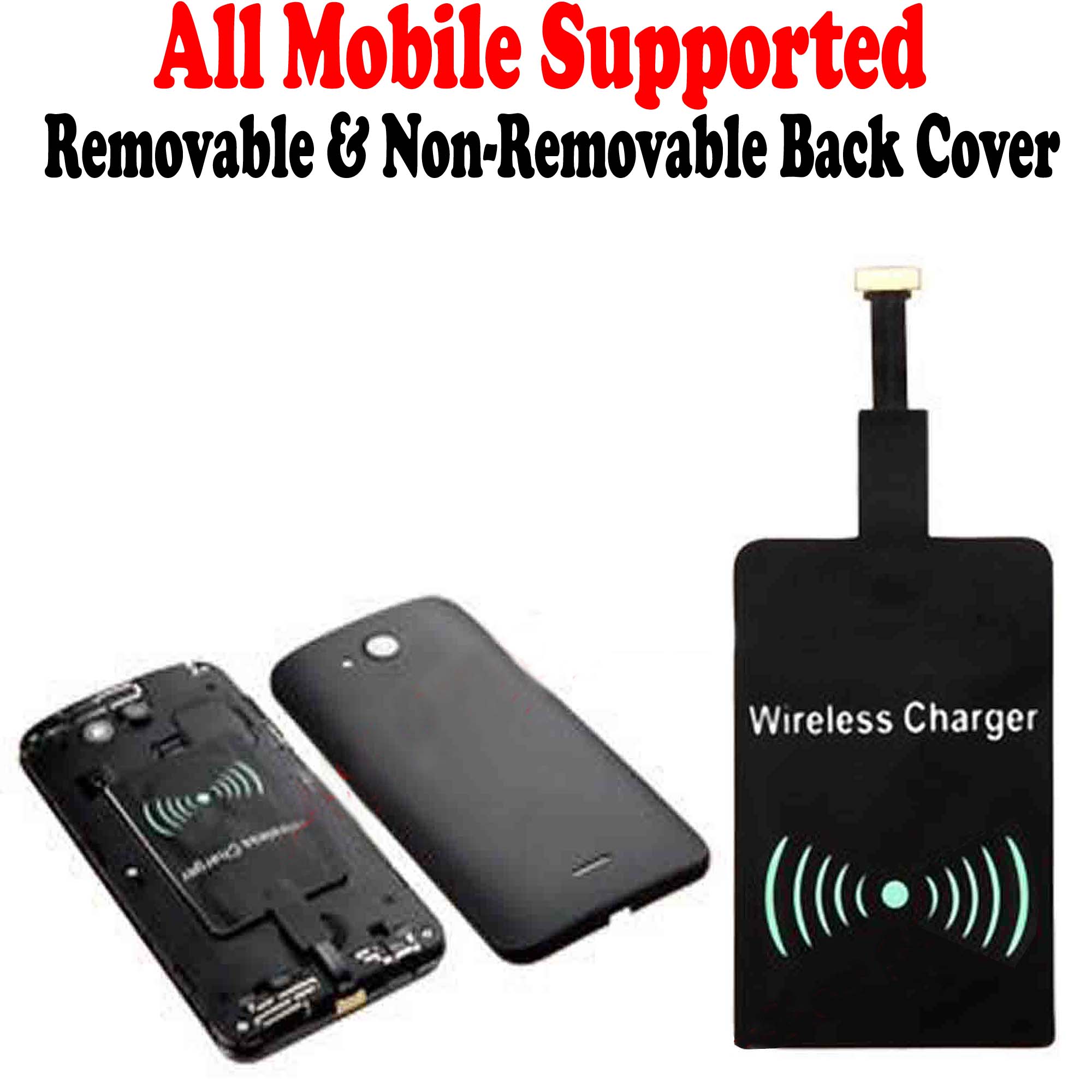 Universal  USB Lightning Wireless Charging Receiver Module Mobile Wireless Charging Converter Module Wireless Charging Receiver Adapter Qi Wireless Charging Receiver Chip Module Adapter Wireless Charger Converter Adapter Mobile Gadgets