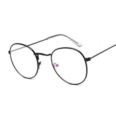 Gold metal cheap round glasses