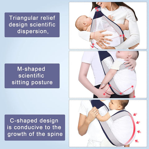 Multicolor Adjustable Baby Carrier Strong Material Safety Belt Adapt to Newborn Infant & Toddler of 3 to 18 Month Backpack