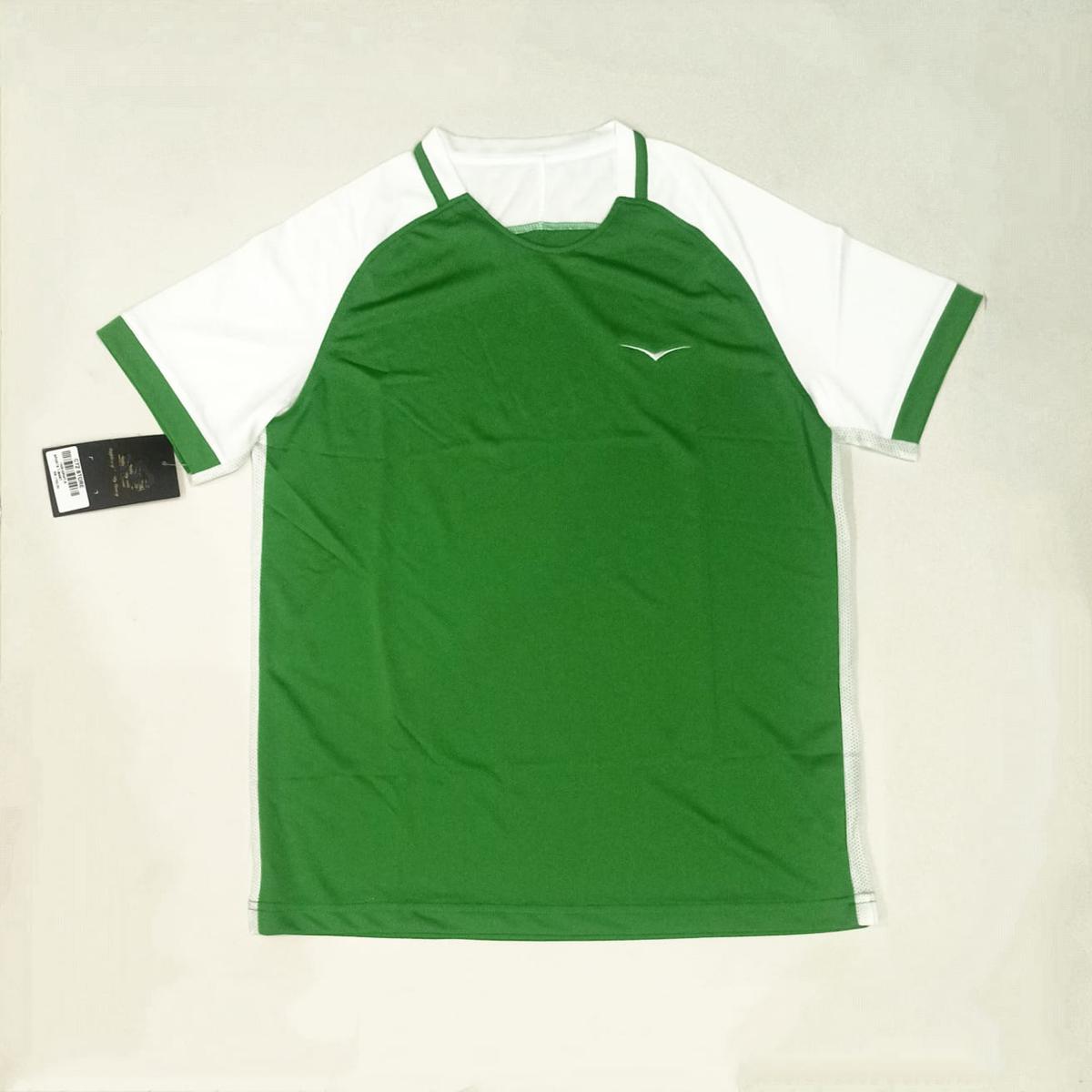 Branded Authentic Sports T-Shirt GREEN WHITE